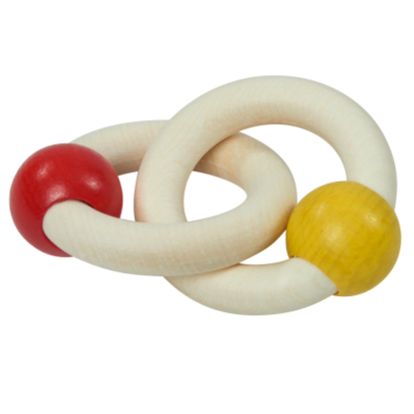 Gluckskafer Wooden Interlocked Baby Rings | Baby’s First Wooden Toy | Right Side | BeoVERDE.ie