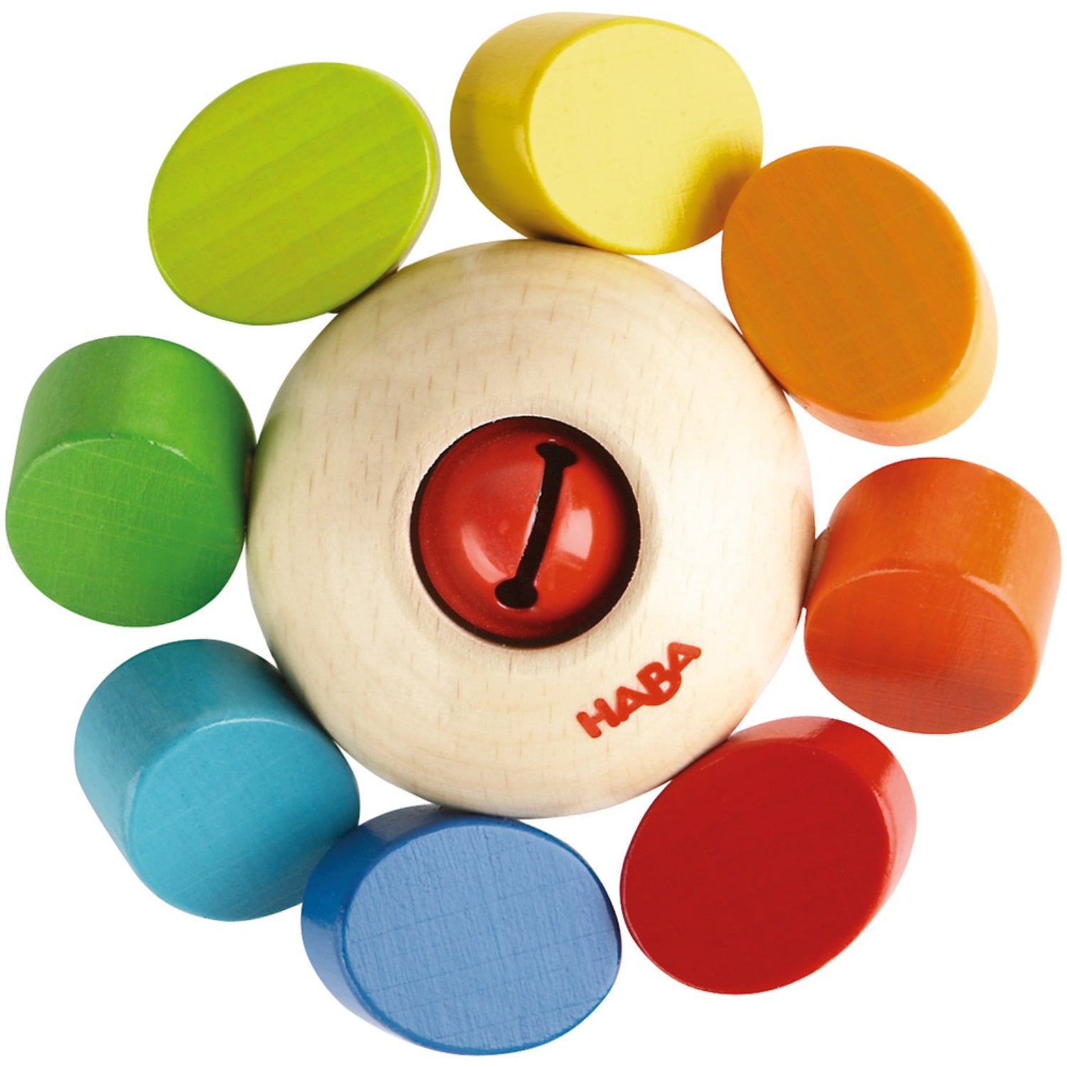 Whirlygig | Wooden Baby Clutching Toy | HABA | Front View | BeoVERDE.ie