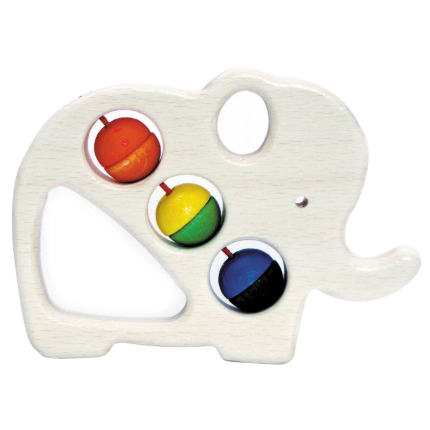 Elephant | Rattle & Clutching Toy | Baby’s First Wooden Toy
