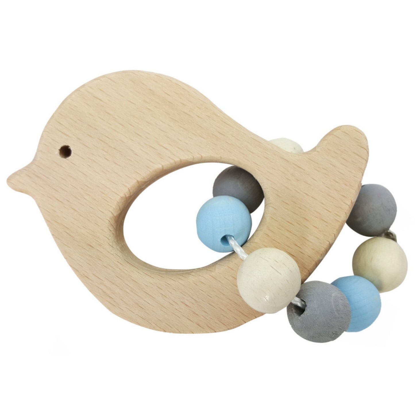Birdie | Clutching Toy | Baby’s First Wooden Toy | Hess | Right Side | BeoVERDE.ie