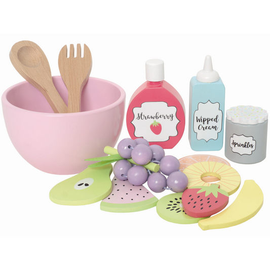 JaBaDaBaDo Fruit Salad Play Set | Gorgeous Pretend Play Toys | Front View | BeoVERDE.ie