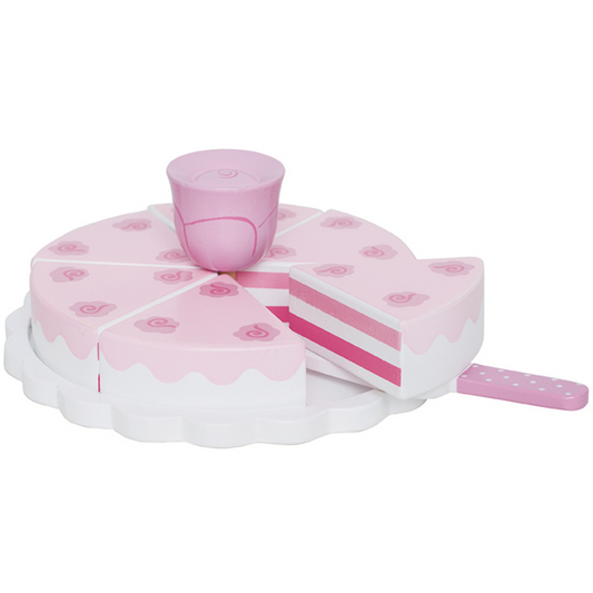 JaBaDaBaDo Princess Cake | Wooden Pretend Play Toys | Front View | BeoVERDE.ie