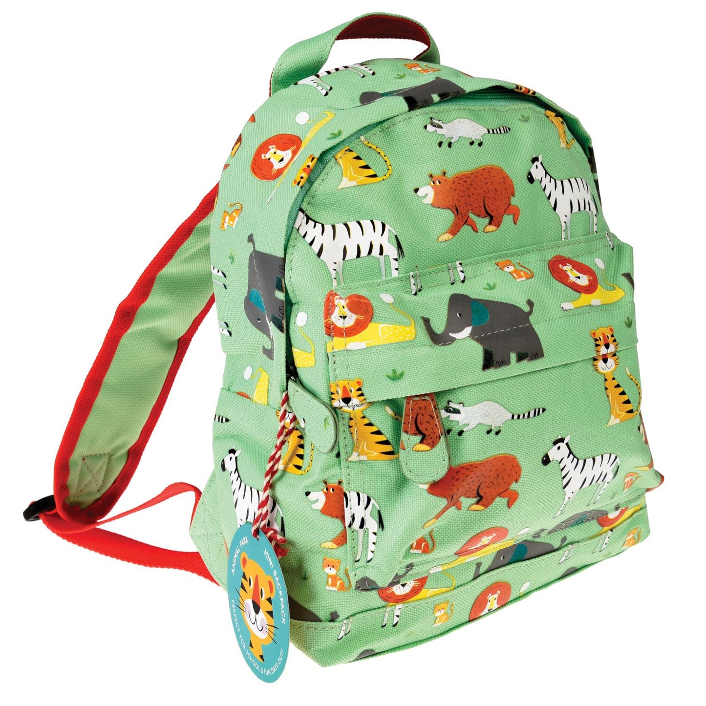 Rex London Animal Park Mini Backpack | Kid’s Backpack for Creche, Nursery & School | Back View | BeoVERDE.ie
