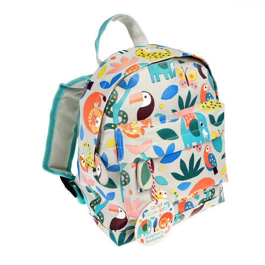 Rex London Wild Wonders Mini Backpack | Kid’s Backpack for Creche, Nursery & School | Back View | BeoVERDE.ie