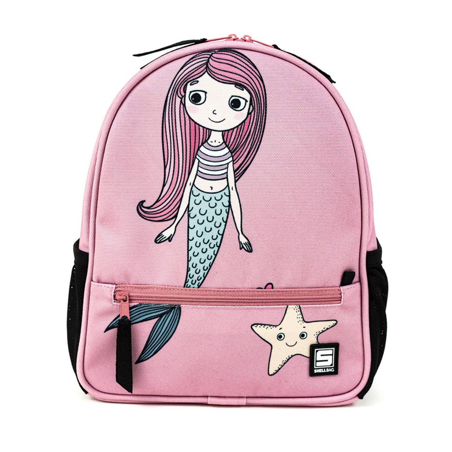 Shellbag Little Mermaid Mini Backpack | Kid’s Backpack for Creche, Nursery & School | Back View | BeoVERDE.ie