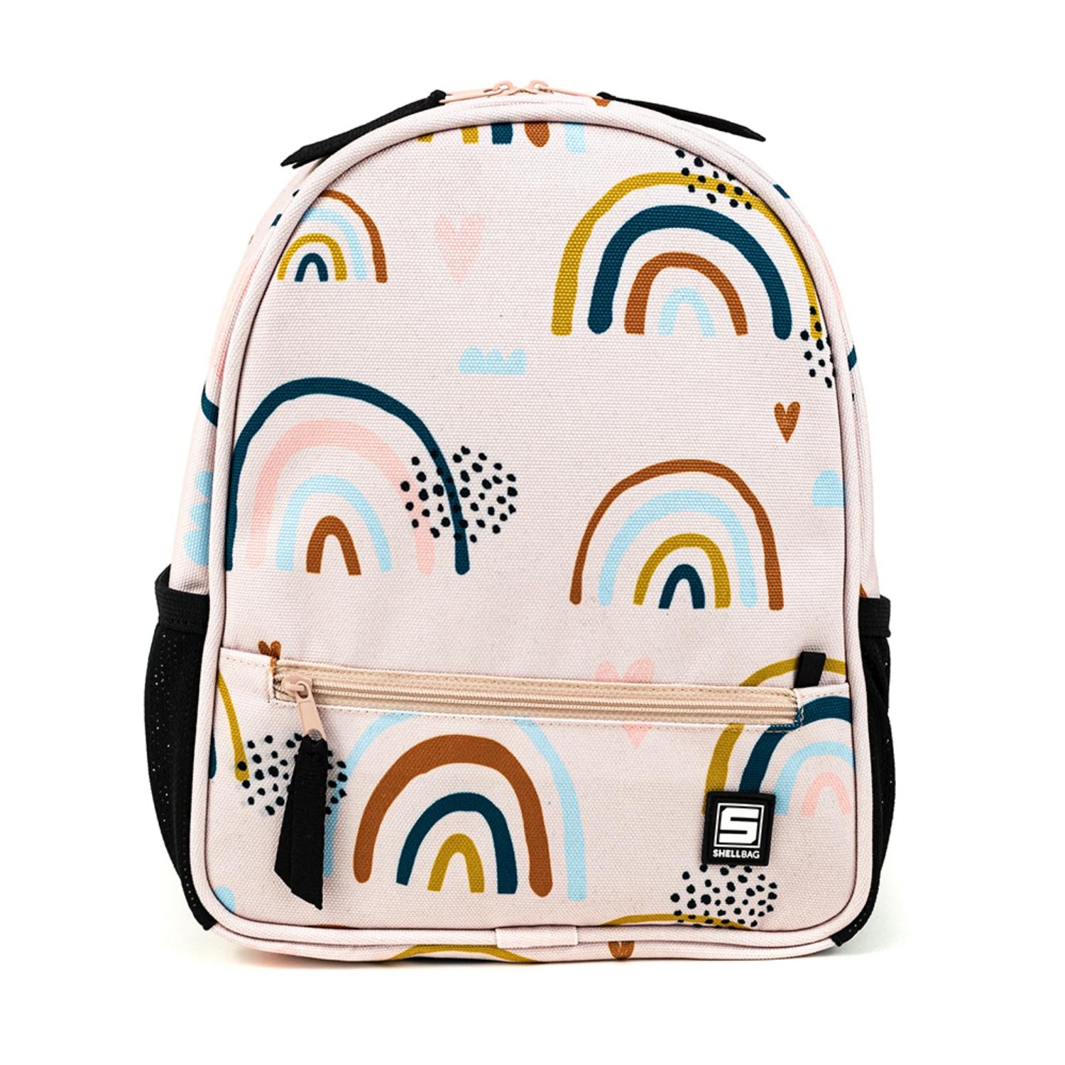 Shellbag Rainbow Meadow Mini Backpack | Kid’s Backpack for Creche, Nursery & School | Back View | BeoVERDE.ie