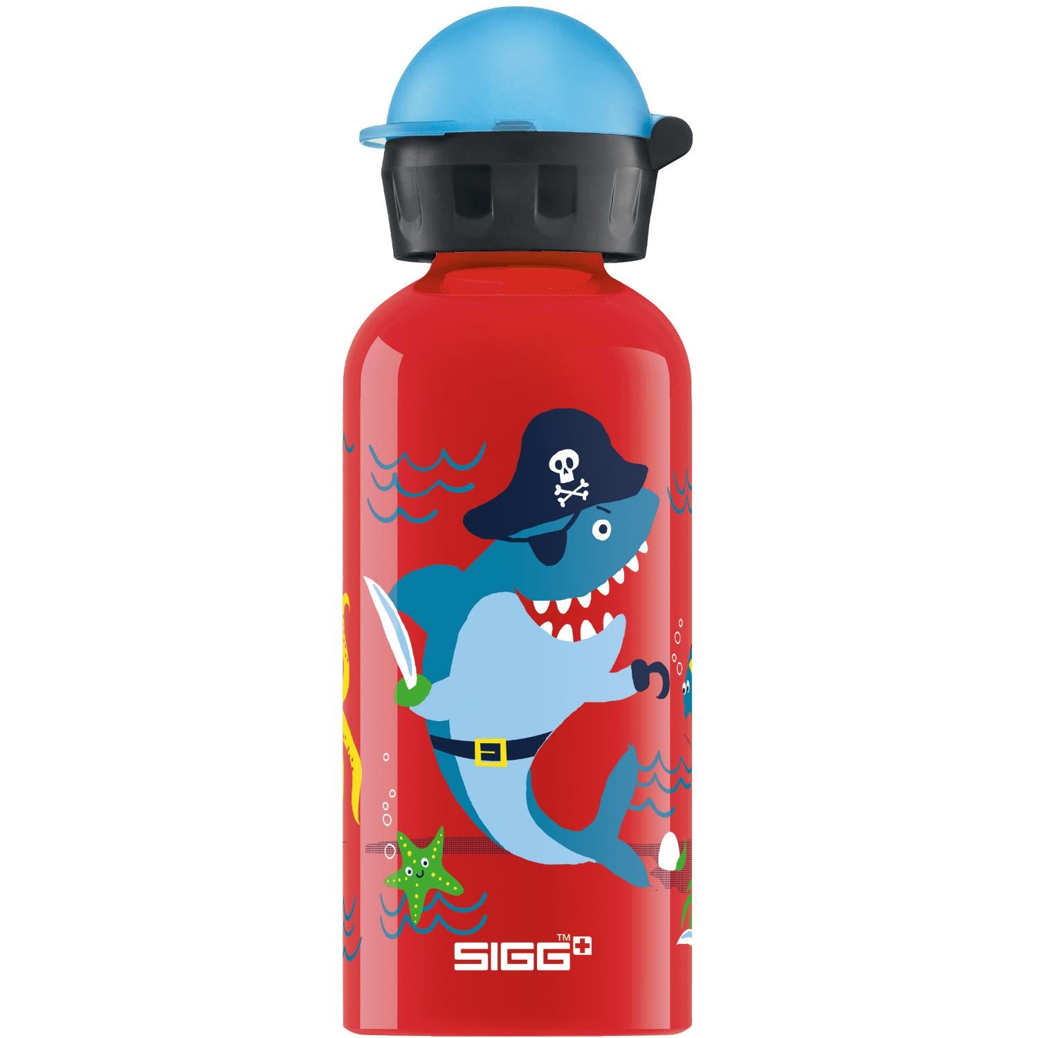 SIGG Pirates Kids Water Bottle | 400 ml | Front View | BeoVERDE.ie