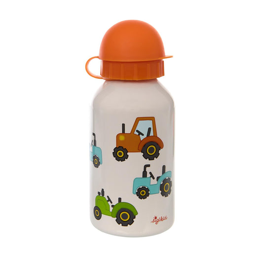 Sigikid Tractors Kids Water Bottle | Stainless Steel | 350 ml | Front View | BeoVERDE.ie