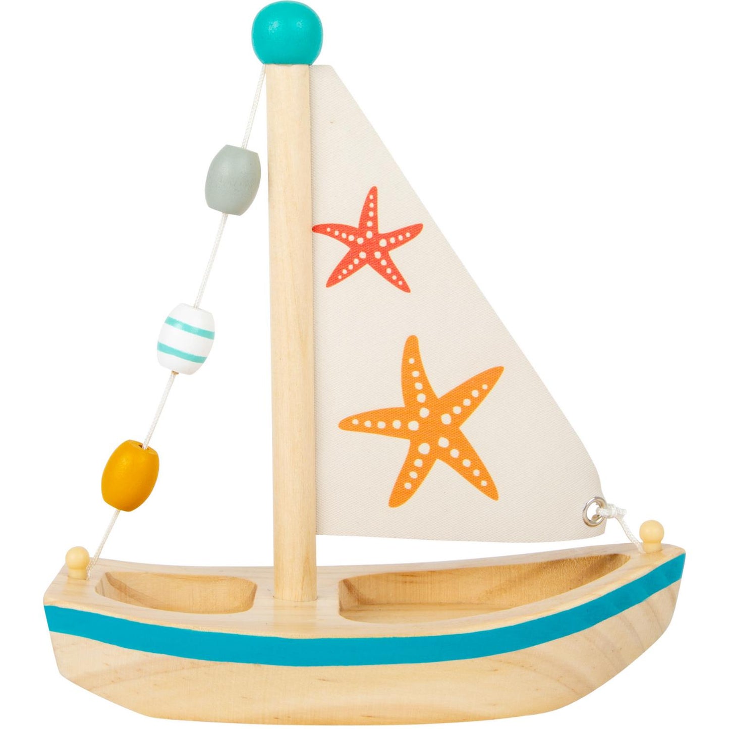 Legler Toys Wooden Toy Sailboat | Kids Bath Toy | Outdoor & Gardening | Front View | BeoVERDE.ie