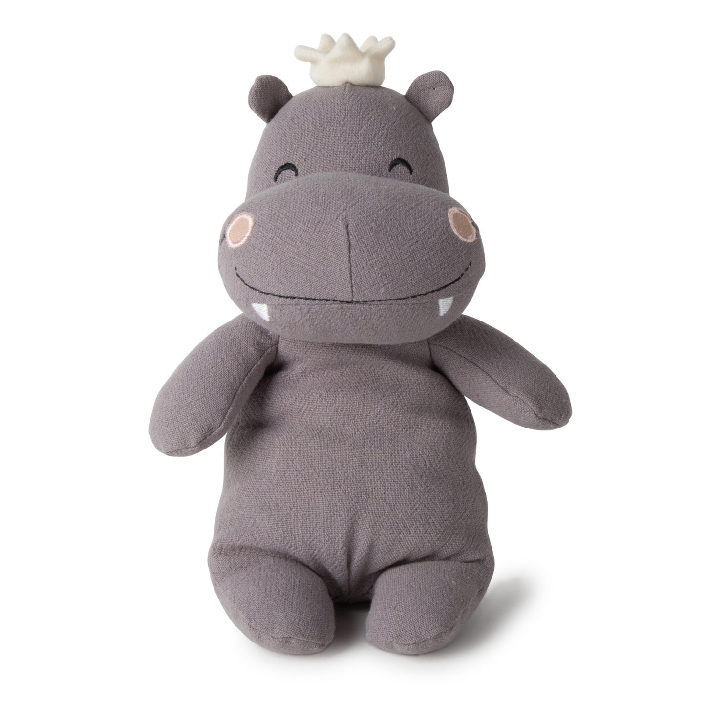 Picca LouLou Hippo | Imaginative Play Toy | Hand-Crafted Soft Toy Made From Cotton | Front | BeoVERDE.ie