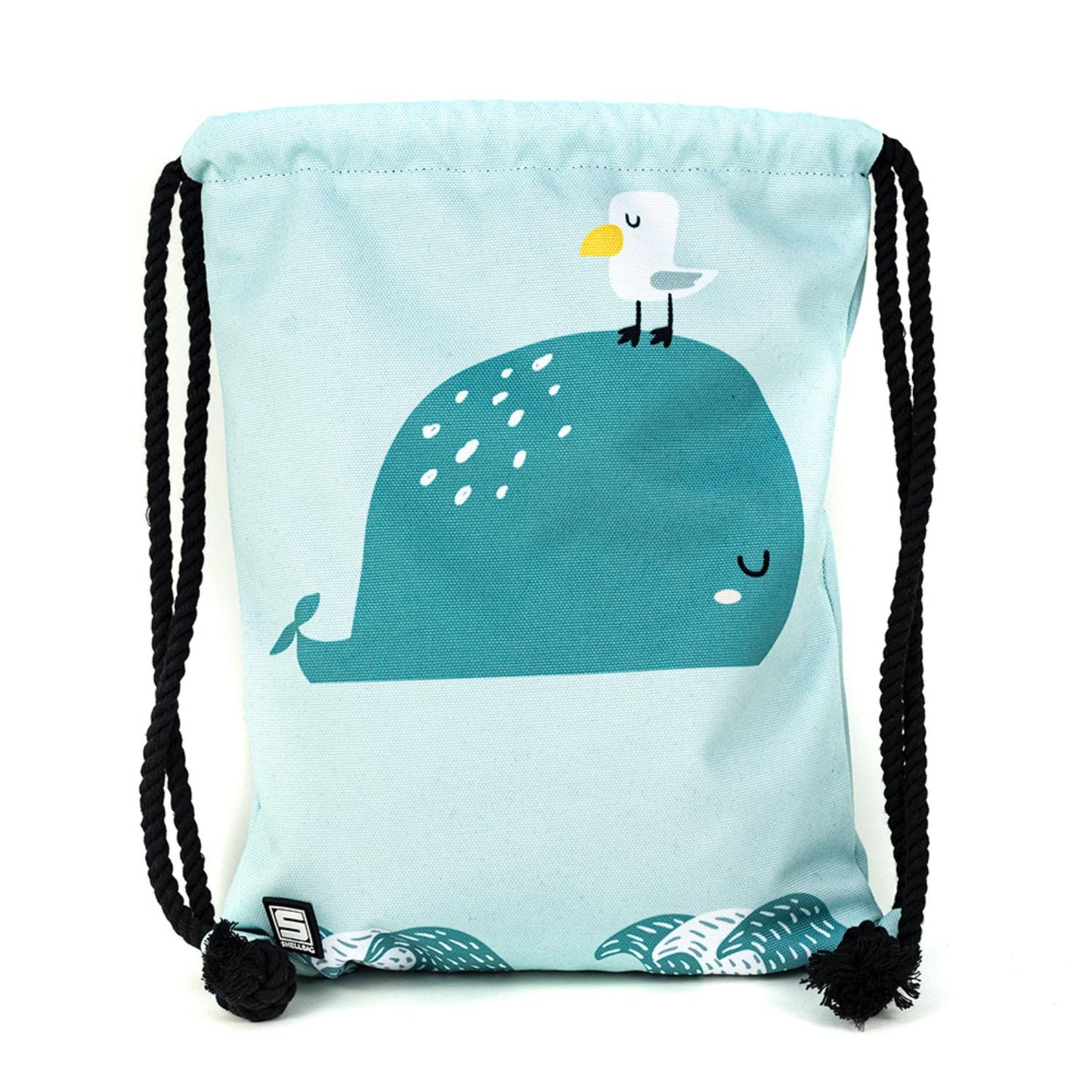 Shellbag My Best Friend Drawstring Bag | Kid’s Backpack for Creche, Nursery & School | Front View | BeoVERDE.ie