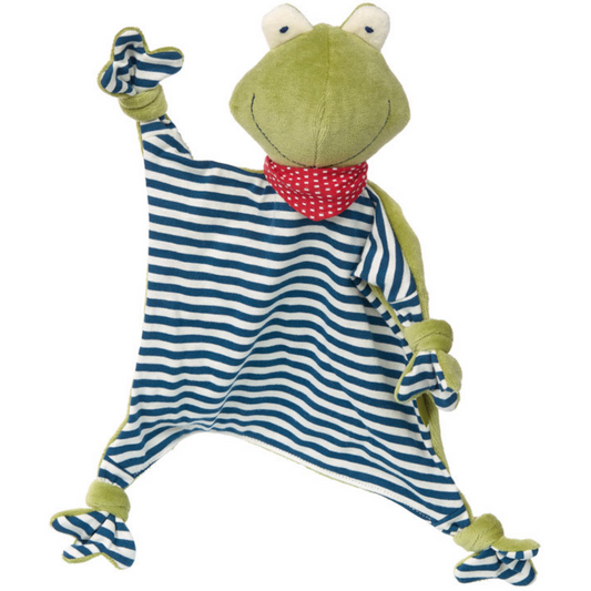 Sigikid Organic Frog Comforter | Baby’s First Toy | Front | BeoVERDE.ie