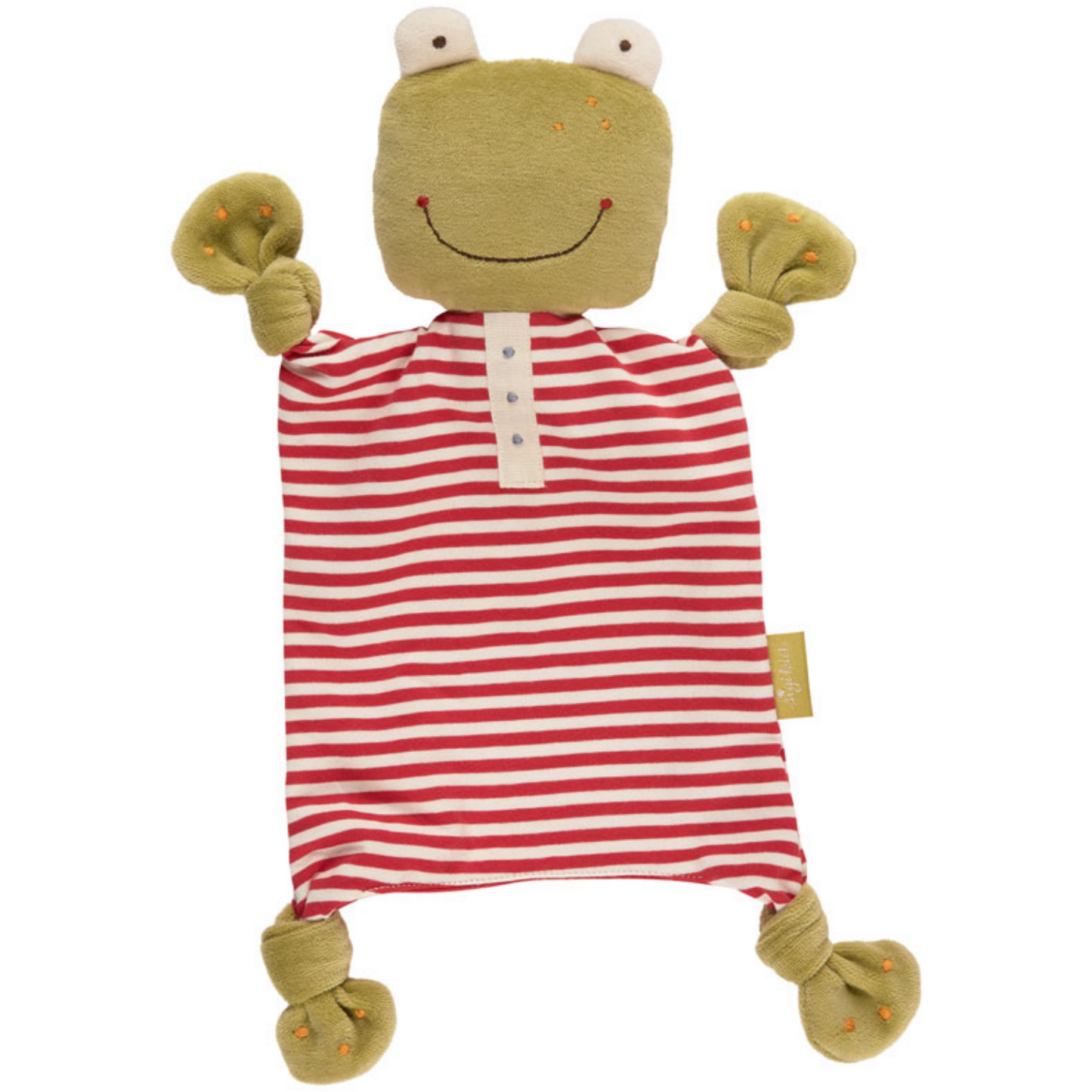 Sigikid Organic Frog Comforter | Baby’s First Toy | Front View | BeoVERDE.ie