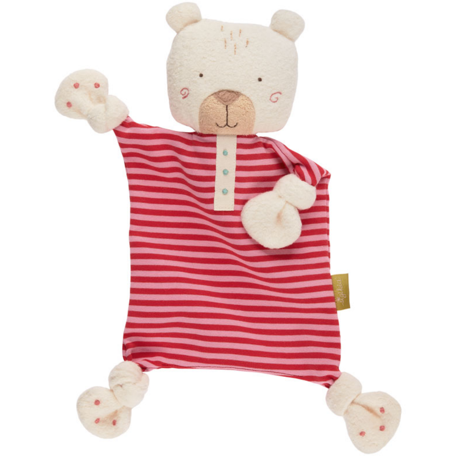 Sigikid Polar Bear| Organic Soft Comforter | Baby’s First Soft Toy | Front View | BeoVERDE.ie