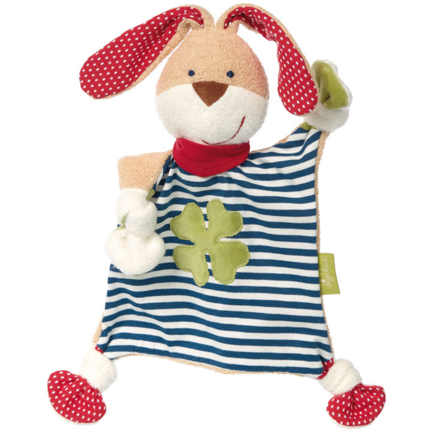 Sigikid Organic Rabbit Comforter | Baby’s First Toy | Front View | BeoVERDE.ie