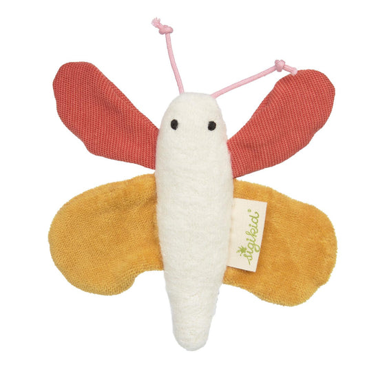 Sigikid Butterfly | Organic Grasping Toy | Baby’s First Soft Toy | Front View | BeoVERDE Ireland