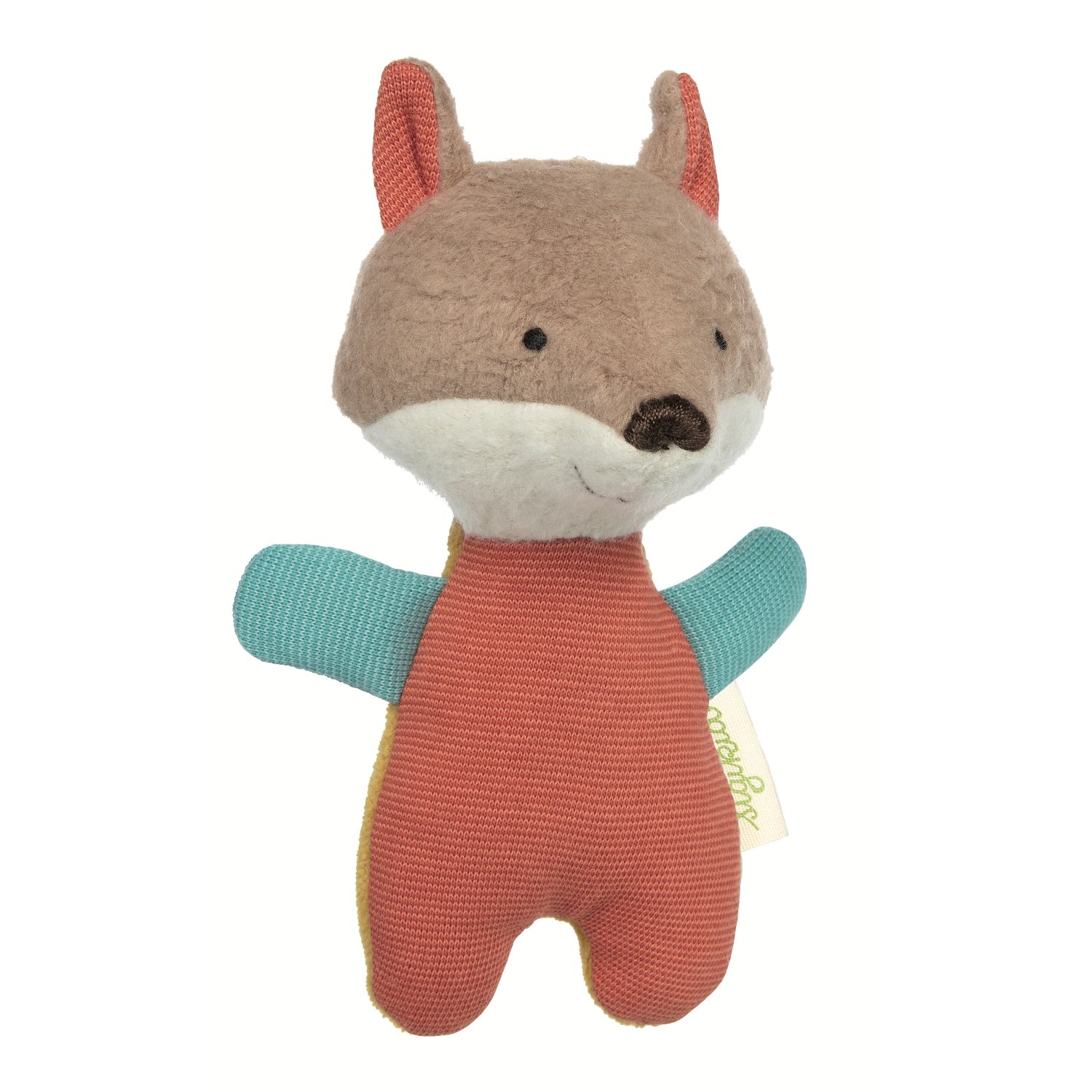Sigikid Fox | Organic Grasping Toy | Baby’s First Soft Toy | Front View | BeoVERDE Ireland