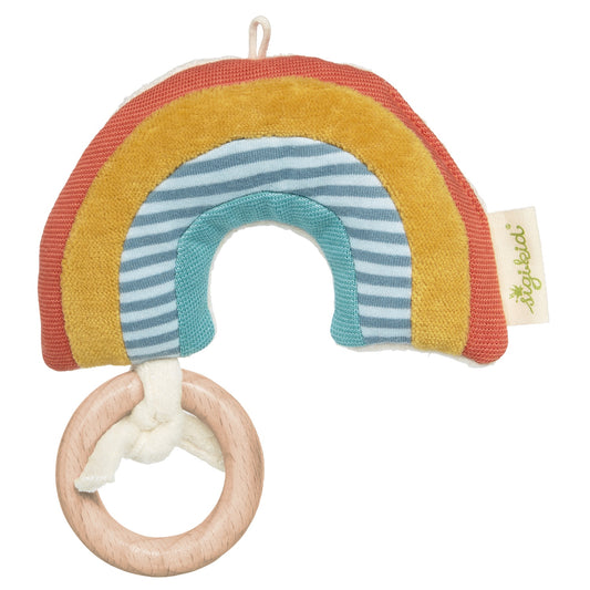 Sigikid Rainbow | Organic Grasping Toy | Baby’s First Soft Toy | Front View | BeoVERDE Ireland