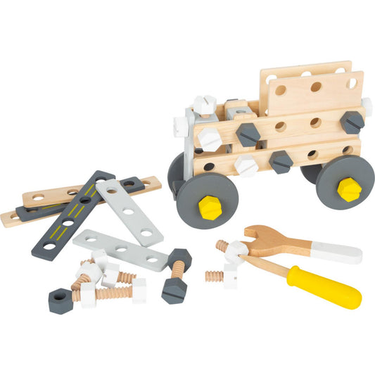 Small Foot Construction Set for Kids | Partially Constructed Truck | BeoVERDE.ie