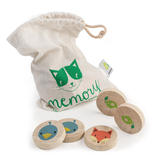 Tender Leaf Toys Clever Cat Memory Game | Wooden Puzzle & Games | Front View | BeoVERDE.ie
