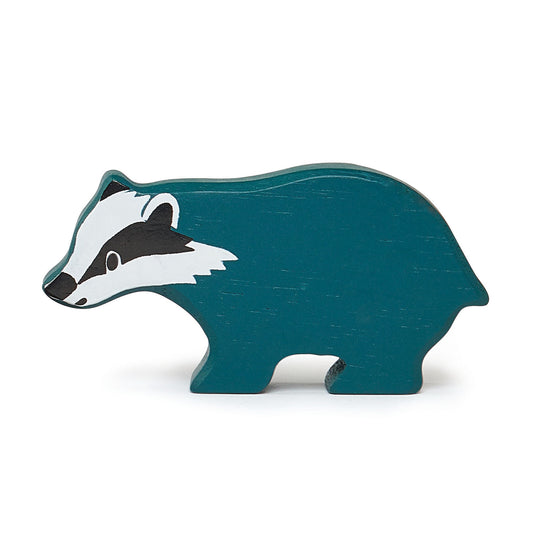 Tender Leaf Toys Badger | Wooden Animal | Wooden Toys for Kids | BeoVERDE.ie