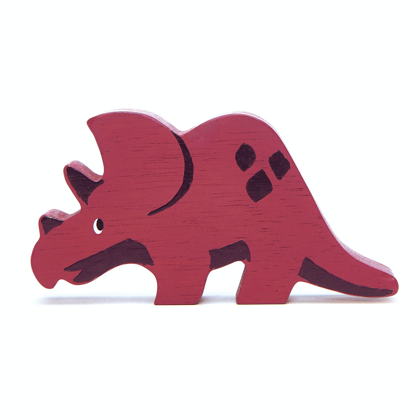 Tender Leaf Toys Triceratops| Wooden Animal | Wooden Toys for Kids | BeoVERDE.ie