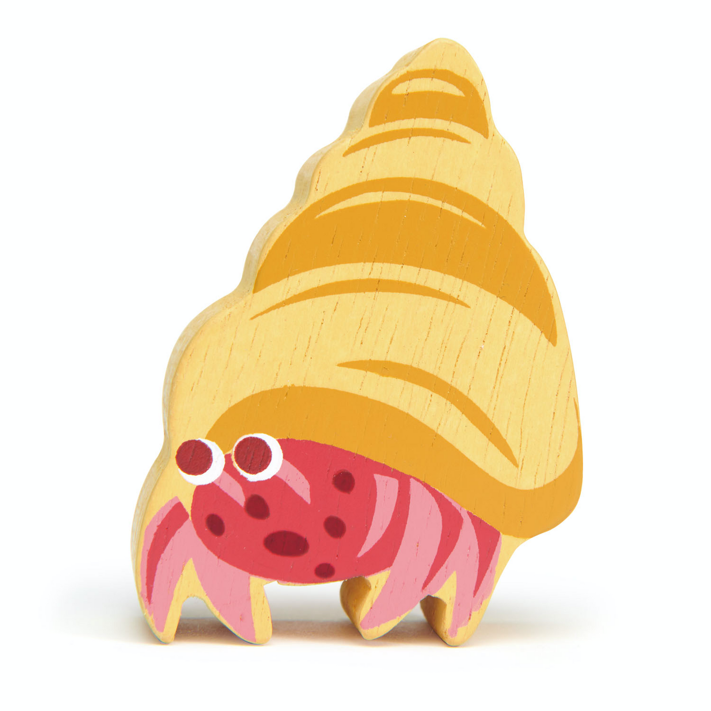 Tender Leaf Toys Hermit Crab | Wooden Animal | Wooden Toys for Kids | BeoVERDE.ie