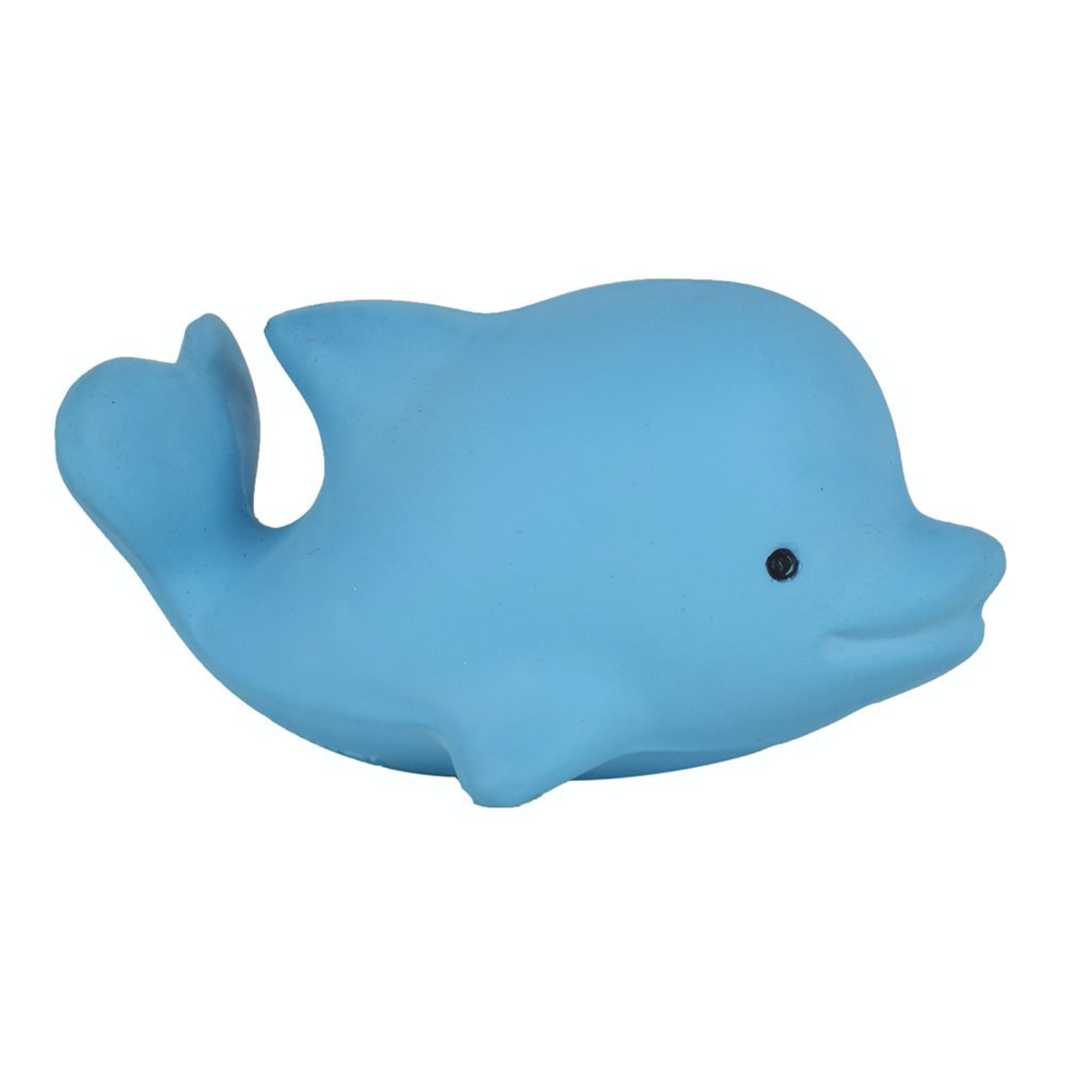 TIKIRI Natural Rubber Rattle & Bath Toy ‘Dolphin’ | Right View | BeoVERDE.ie