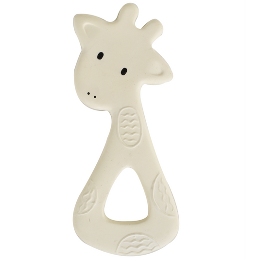TIKIRI Natural Rubber Baby Teether ‘Giraffe’ | BeoVERDE.ie
