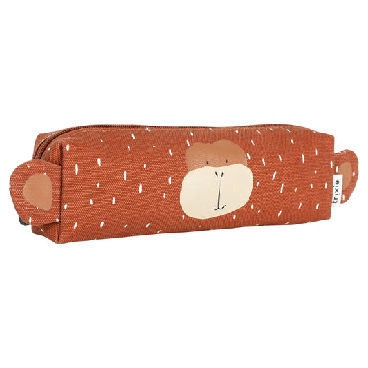 Trixie Mr. Monkey Pencil Case | Kid’s Pencil Case for Creche, Nursery & School | Front View | BeoVERDE.ie
