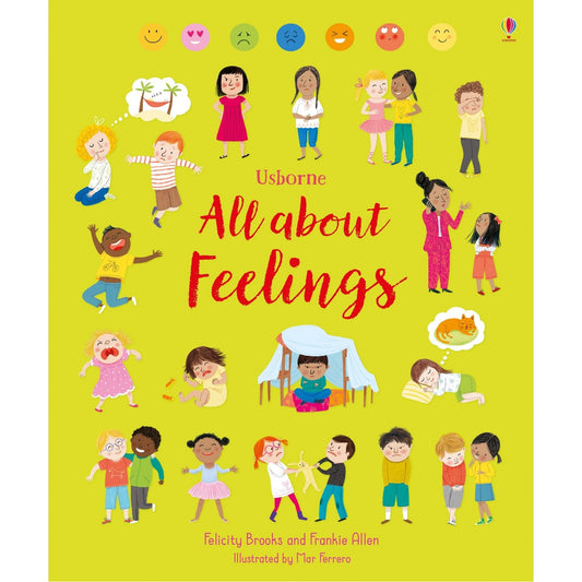 All About Feelings | Children's Book on Feelings and Emotions | Usborne | Book Cover | BeoVERDE.ie