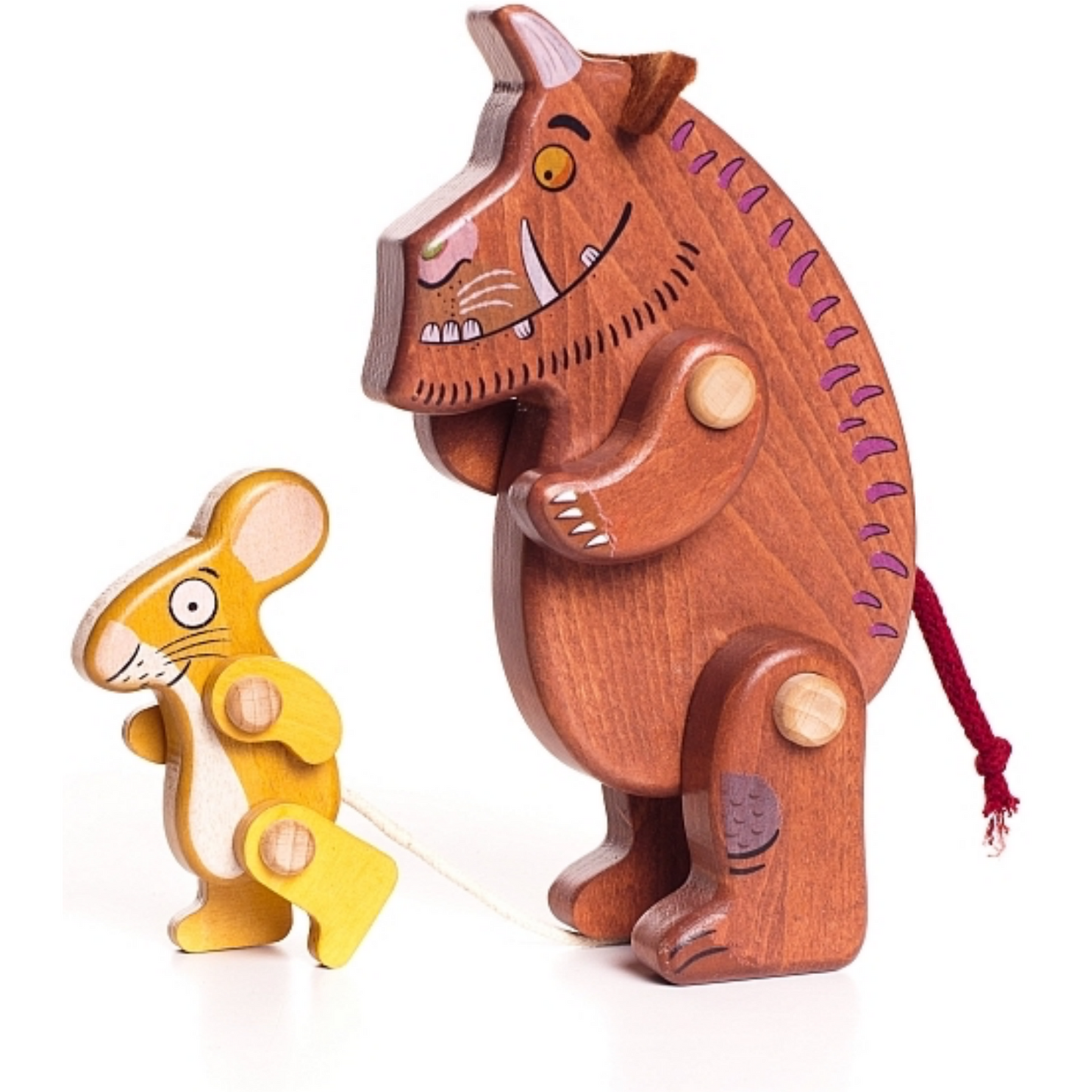 Bajo Wooden Gruffalo & Mouse Figures | Movable Arms & Legs | BeoVERDE.ie