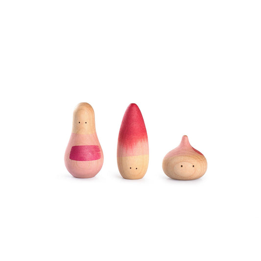 Grapat Yay! Wooden Figures | Wooden Toys | Open-Ended Play Set | Front View | BeoVERDE Ireland