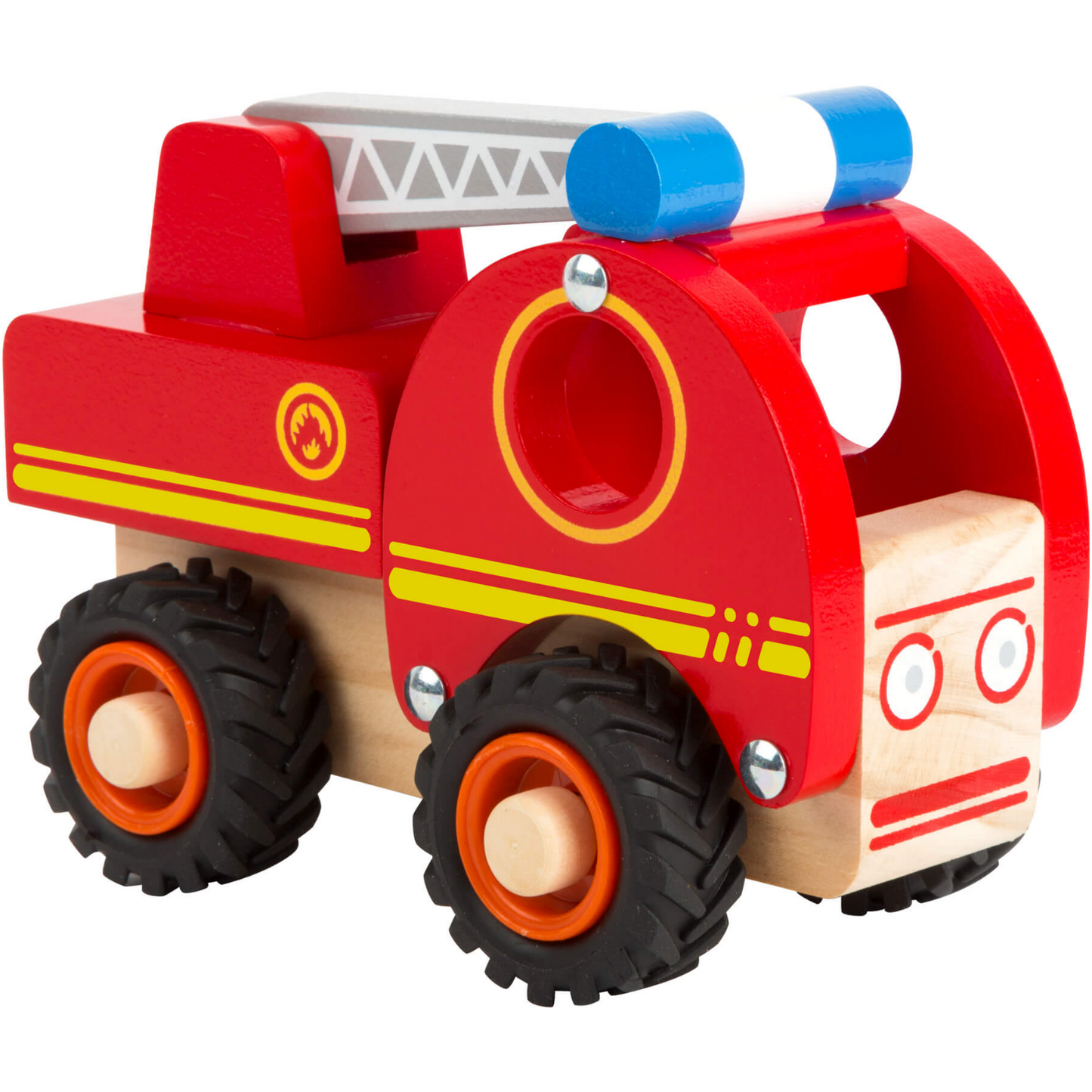 Small Foot Wooden Fire Engine | Side View | BeoVERDE.ie