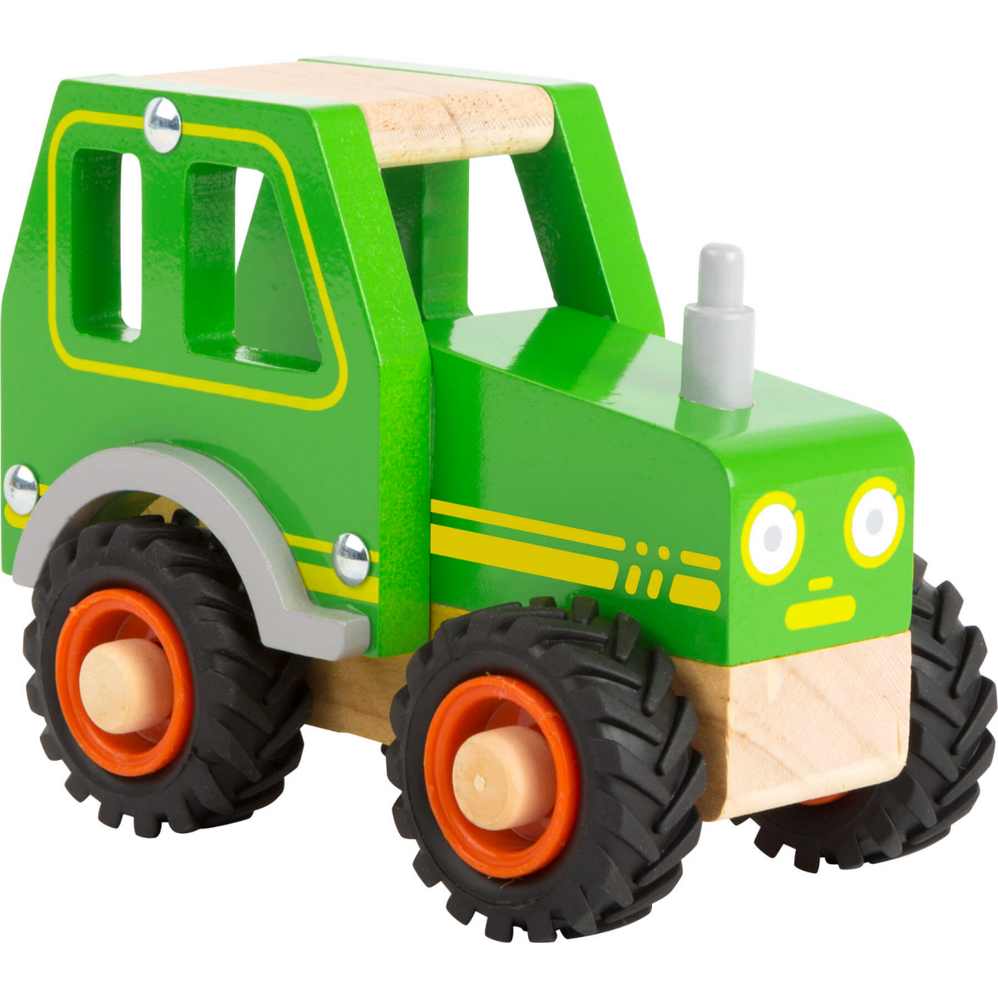Small Foot Wooden Tractor | Side View | BeoVERDE.ie