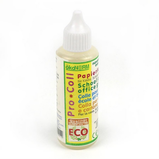 okoNORM All Purpose Paper Glue | Eco-Friendly, Non-Toxic & Vegan | Closeup 50ml Bottle | BeoVERDE Ireland