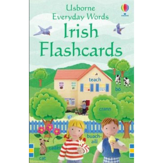 Everyday Words in Irish Flashcards | Kid's Early Learning Cards
