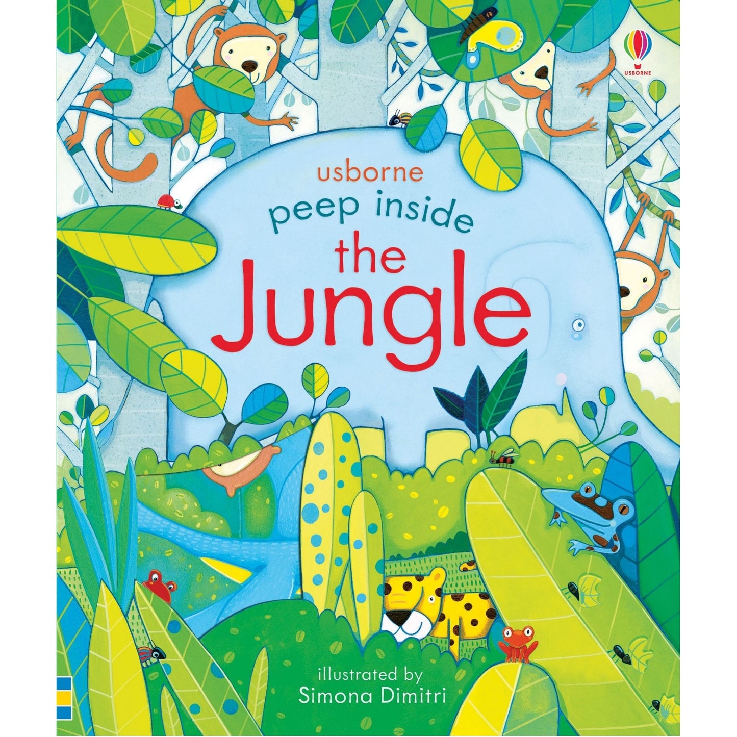 Peep Inside the Jungle | Children's Book on Nature | Usborne | Book Cover | BeoVERDE.ie