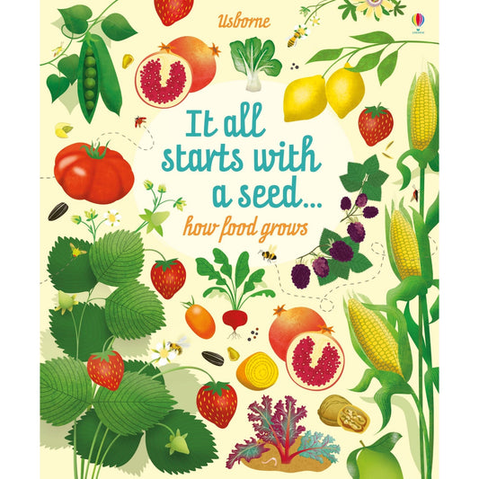 It All Starts with a Seed... | Hardcover | Children's Book on Gardening