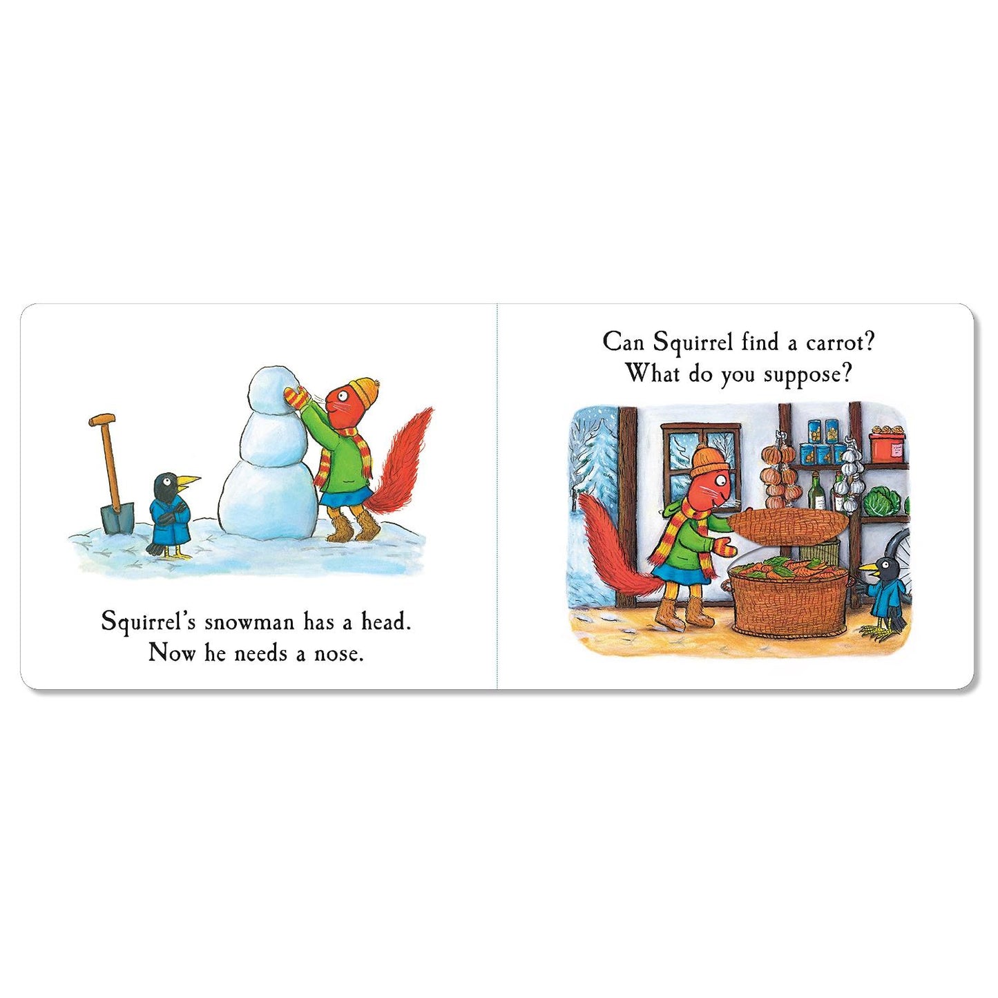 Squirrel's Snowman: A Tales from Acorn Wood story | Interactive Children’s Board Book