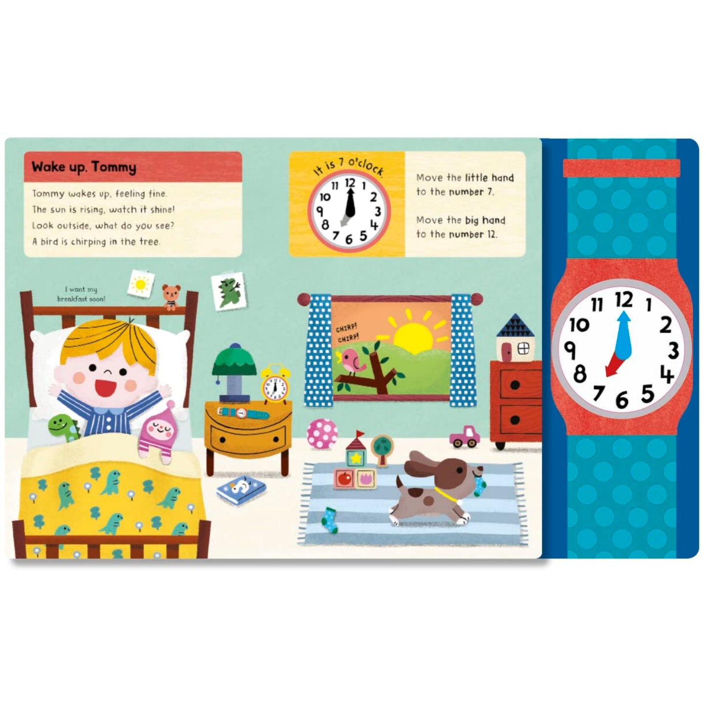 My First Clock Book: Learn to Tell the Time | Board Book | Children's Early Learning Book on Time