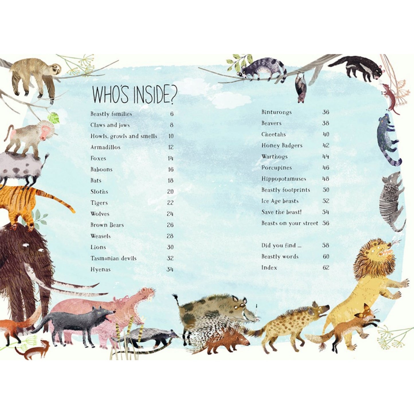 The Big Book of Beasts | Children's Picture Book on Nature