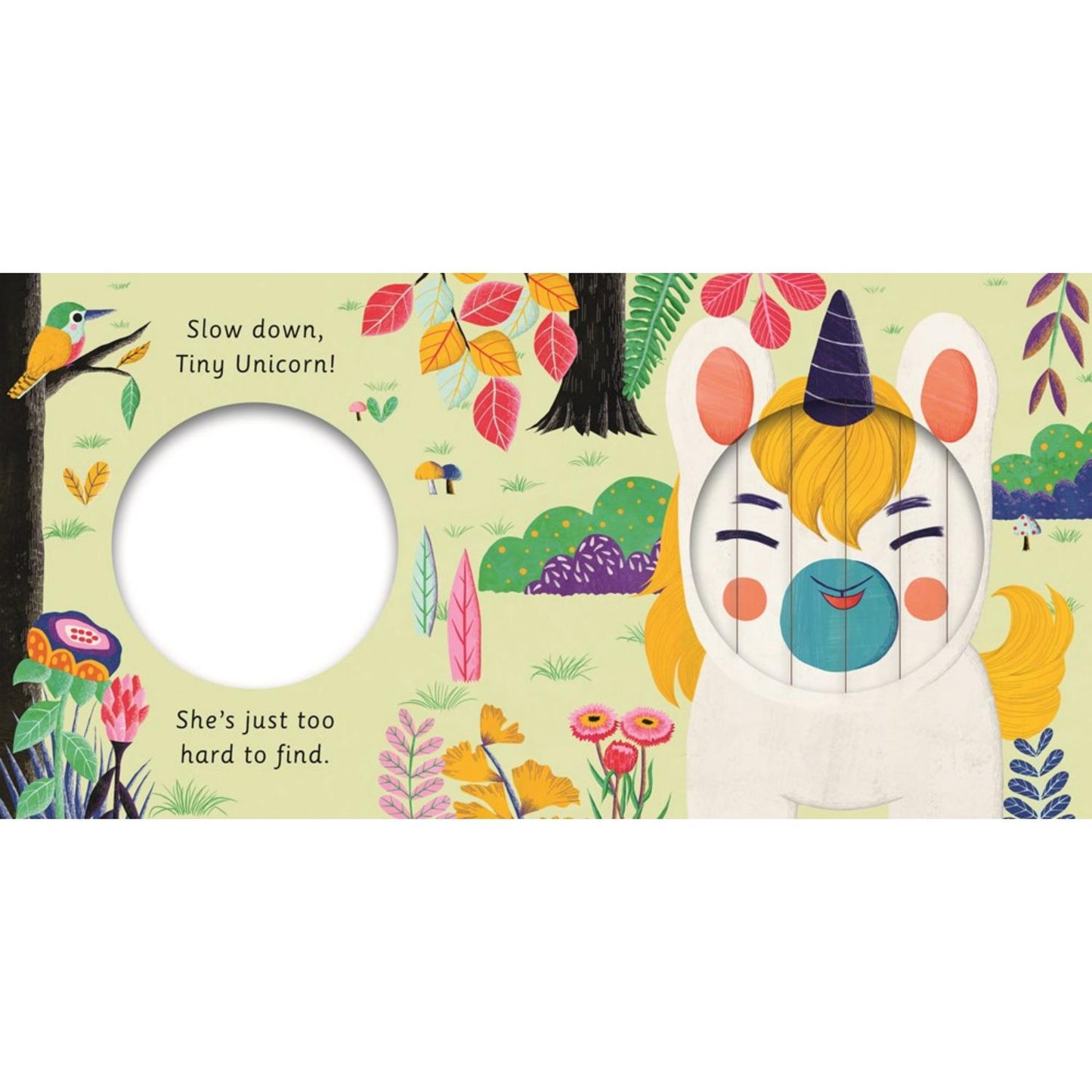 Slow Down, Tiny Unicorn!  - Little Faces Series | Interactive Board Book for Babies & Toddlers