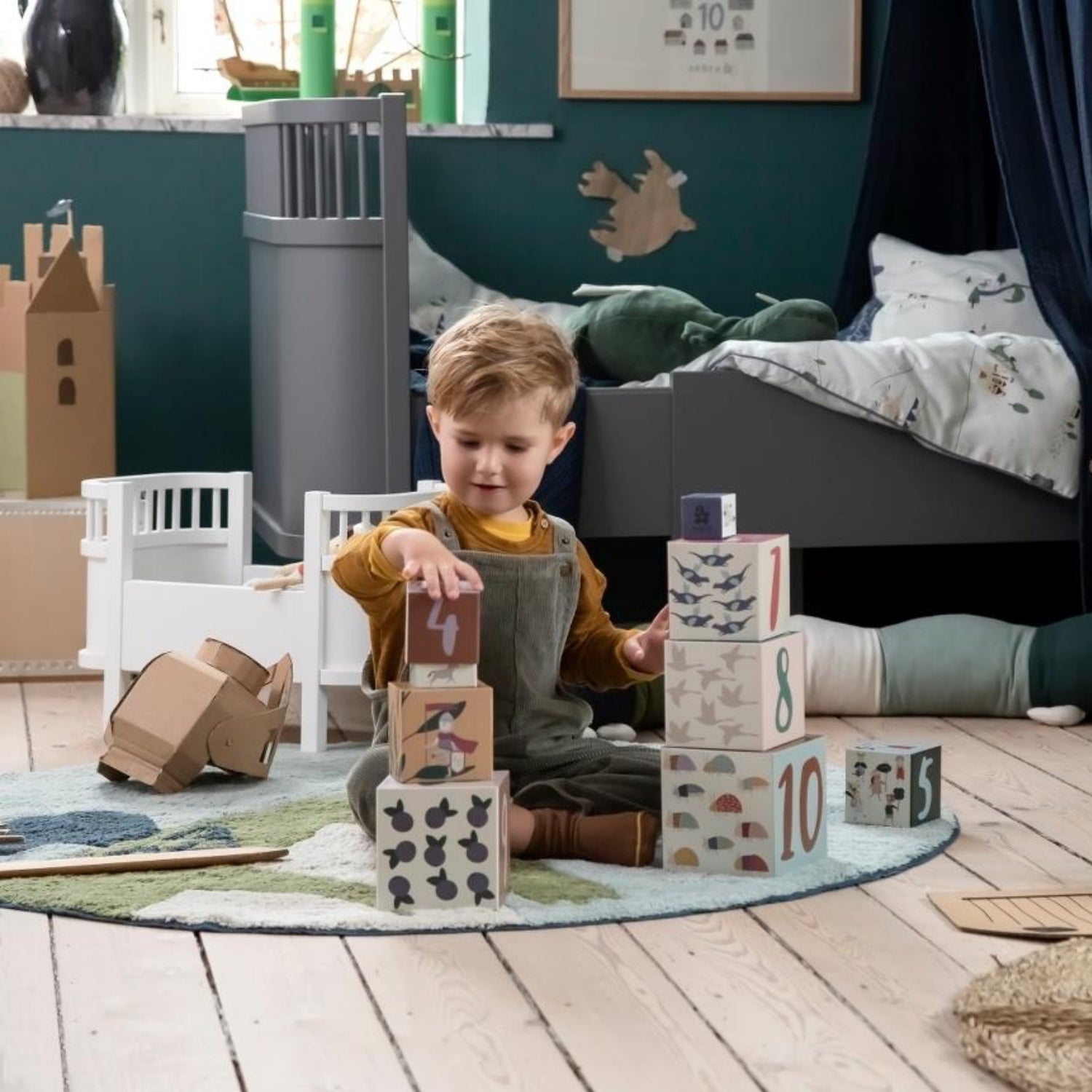 Buy Sebra Stacking Cubes With Numbers activity toy at BeoVERDE Ireland