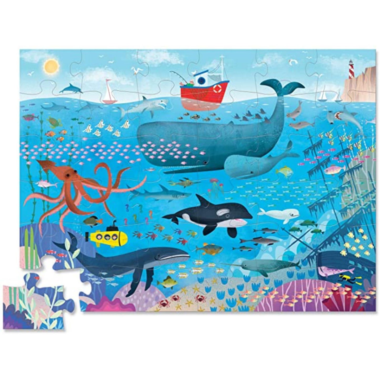 Crocodile Creek Under the Sea Puzzle | Floor Jigsaw Puzzle For Kids | Completed Jigsaw Puzzle | BeoVERDE.ie