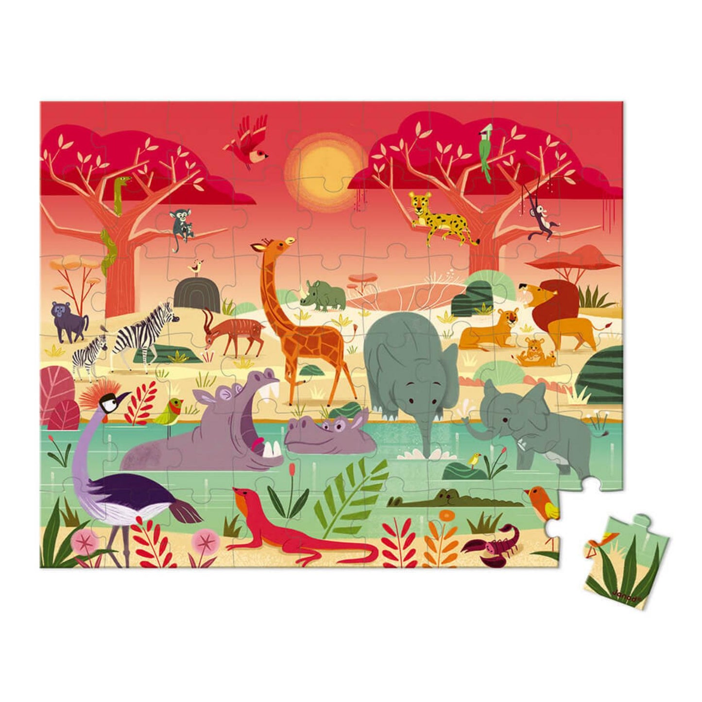 Animal Reserve Puzzle | Jigsaw Puzzle For Kids
