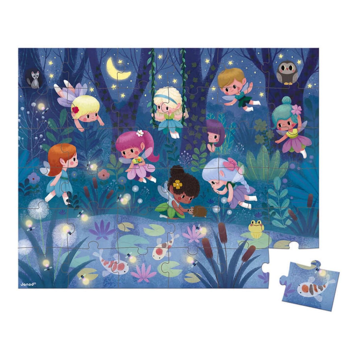 Fairies And Waterlilies Puzzle | Jigsaw Puzzle For Kids