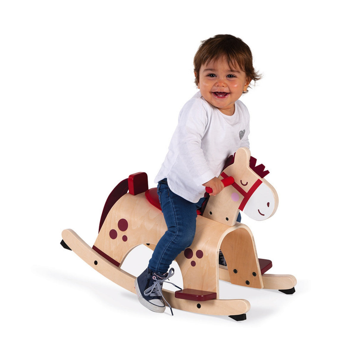Janod Rocking Pony Janod Wooden Rocking Pony | Baby & Toddler Wooden Toy | BeoVERDE.ie ...