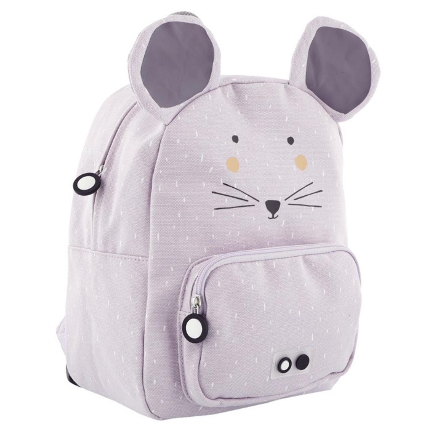 Trixie Mrs. Mouse Backpack | Kid’s Backpack for Creche, Nursery & School | Side View | BeoVERDE.ie