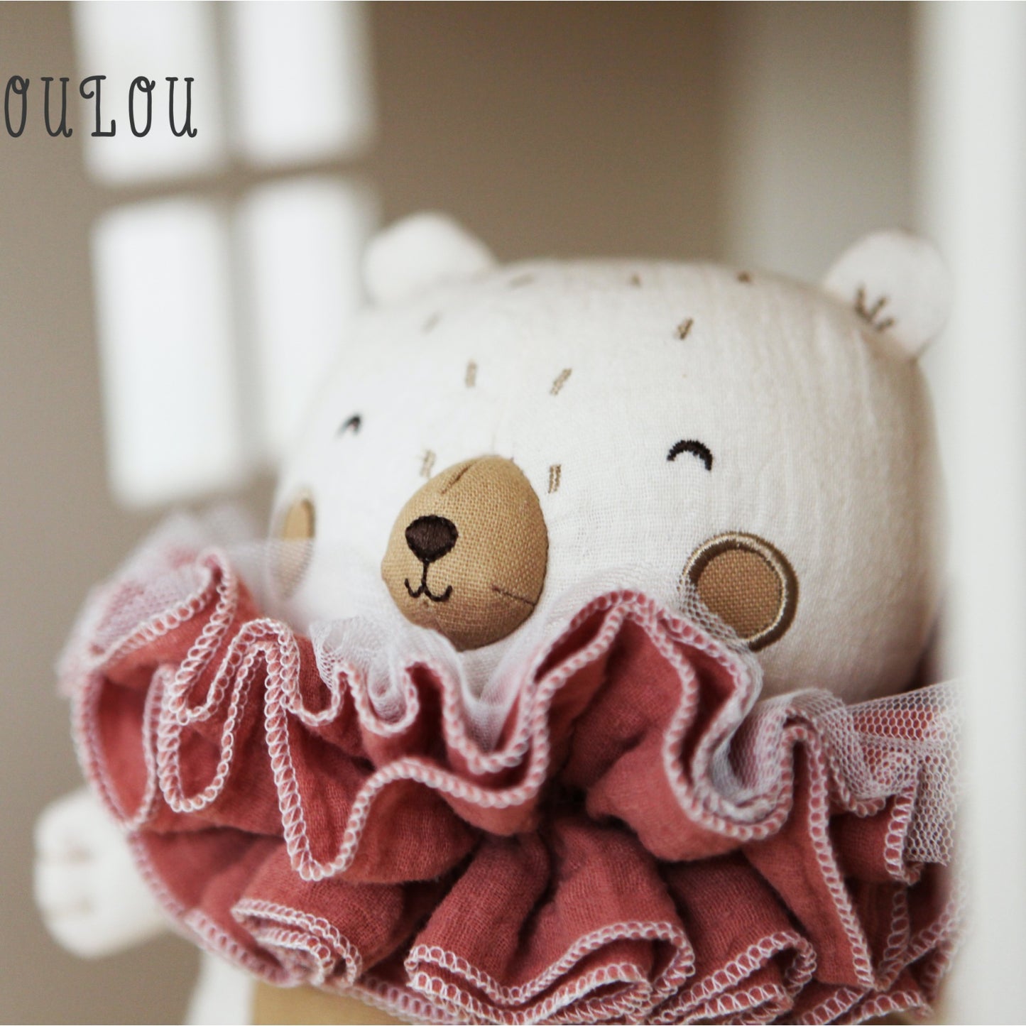 Picca LouLou The Bear & his Raggedy Ruff | Imaginative Play Toy | Soft Toy Made From Cotton | Lifestyle | BeoVERDE.ie